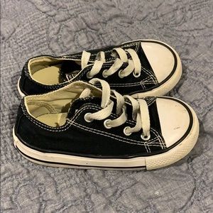 Converse black toddler